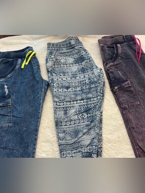 Vintage Denim Zumba Jogger Pants